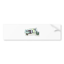 lambretta photo montage bumper stickers