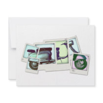 lambretta photo montage invitations