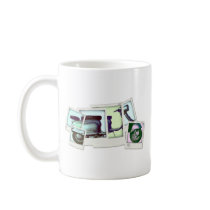 lambretta photo montage coffee mug