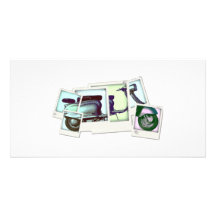 lambretta photo montage photo greeting card