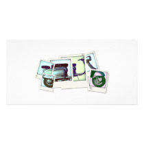 lambretta photo montage photo greeting card