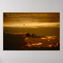 L'âme qui voit la citation visuelle de beauté (l'a affiches