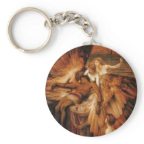 Lament for Icarus by Herbert Draper Keychain