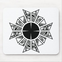 Lament star black 2 mouse pads