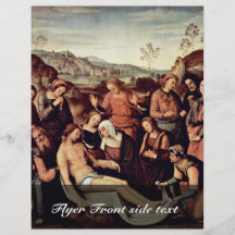 Lamentation By Perugino Pietro (Best Quality) Full Color Flyer