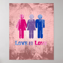 L'amour bisexuel est amour affligé posters
