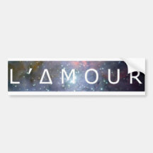 L'amour Bumper Sticker