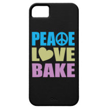 L'amour de paix font cuire au four coque iPhone 5