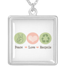 L'amour de paix réutilisent le collier
