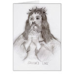 L'amour du sauveur carte de vœux