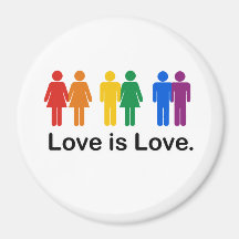 L'amour est amour magnets pour réfrigérateur