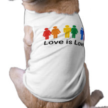 L'amour est amour manteaux pour chien