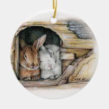 L'amour est… ornement de noël