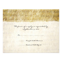 L'amour est RSVP l'épousant vintage patient Cartons D'invitation