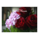 L'amour fleurit "douche nuptiale " invitations personnalisées