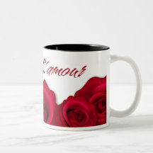 L'amour. French Valentine's Day Gift Mug
