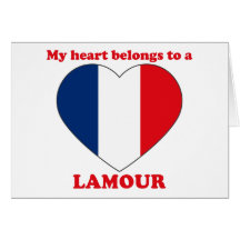 Lamour Greeting Card