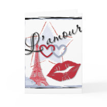 L'amour Valentine's Card