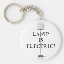 Lamp is Electric! Keychain