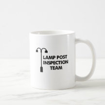 Lamp Post Inspection Team Coffee Mug