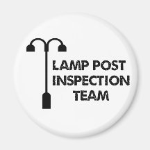 Lamp Post Inspection Team Magnet