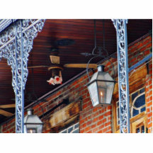 Lampe vieille photo en découpe