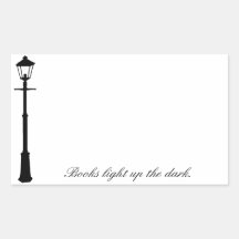 Lamppost Sticker Bookplate