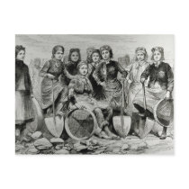 Lancashire Pit-Brow Women Postcard