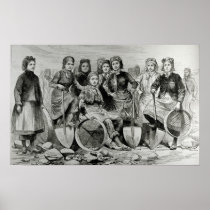 Lancashire Pit-Brow Women Print