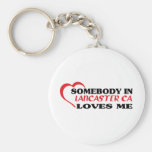 LANCASTER CAaSomebody in Lancaster loves me t shir Keychain