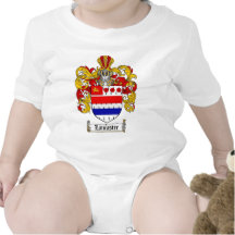 LANCASTER FAMILY CREST -  LANCASTER COAT OF ARMS ROMPERS