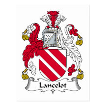 Lancelot Family Crest Post Cards