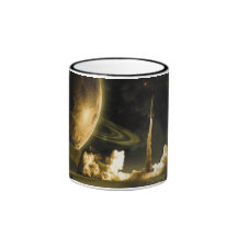Lancement vintage de Rocket Tasse