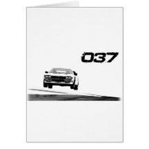 Lancia 037 greeting cards