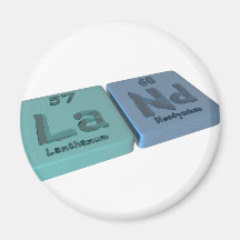 Land as La Lanthanum and Nd Neodymium Magnets