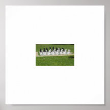 Land Chess Game- N #1 Print