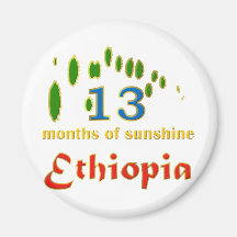Land of 13 months of sunshine magnets