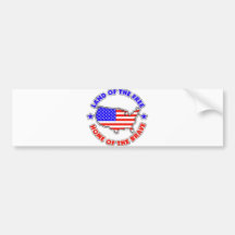 Land of the Free Bumper Stickers