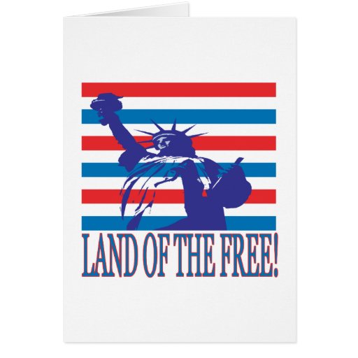 Land Of The Free Card