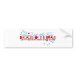 Land of the free: Fiance bumper stickers