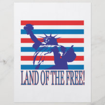 Land Of The Free Personalized Flyer