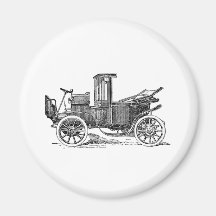 Landaulet Electric Refrigerator Magnet