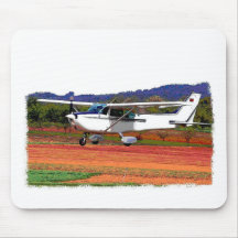 Landing Airplane Mouse Pad