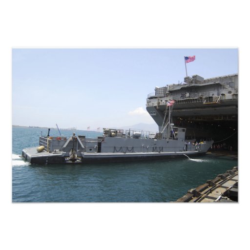 Landing Craft Utility moving into position Photographic Print