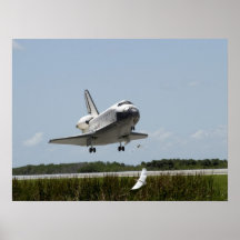 Landing of Space Shuttle Atlantis (STS-110) Print
