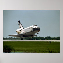 Landing of Space Shuttle Columbia (STS-90) Poster