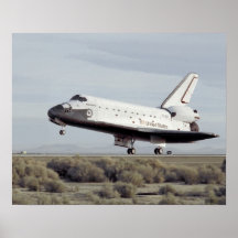 Landing of Space Shuttle Discovery (STS-29) Poster