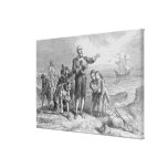 Landing of the Pilgrims, 1620 Canvas Prints