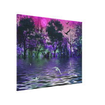 Landscape8 Wrapped Canvas Canvas Print