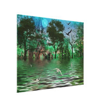 Landscape9 Wrapped Canvas Canvas Print